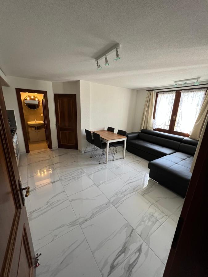 Tiny Apartment With Amazing View, Garden & Terras Schattdorf Dış mekan fotoğraf