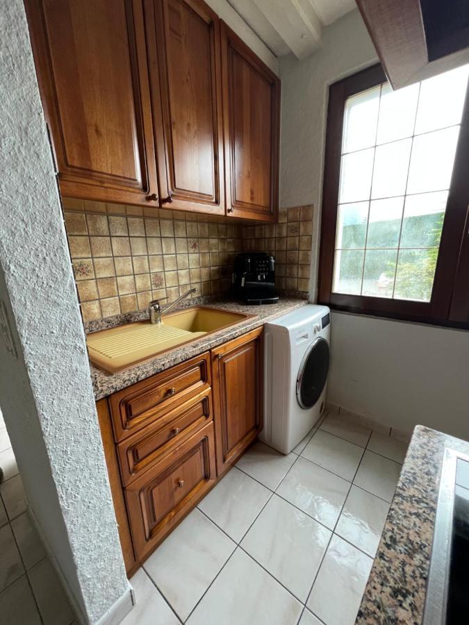 Tiny Apartment With Amazing View, Garden & Terras Schattdorf Dış mekan fotoğraf